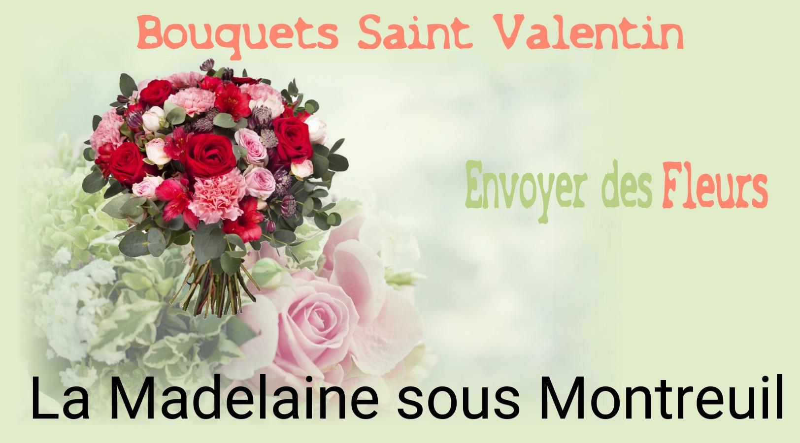 Roses de Saint-Valentin livrées à La Madelaine-sous-Montreuil